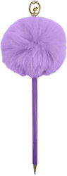 Pom-pom Purple Ballerina Pencil