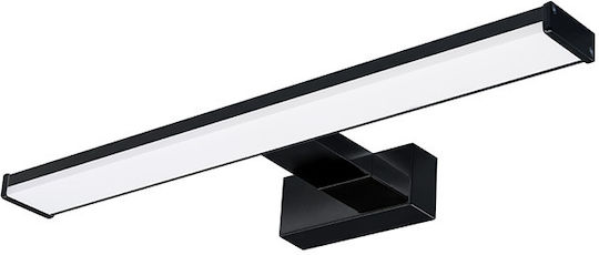 Horoz Electric Bathroom/Panel Wall Lamp with Integrated LED and Natural White Light Black 8cm