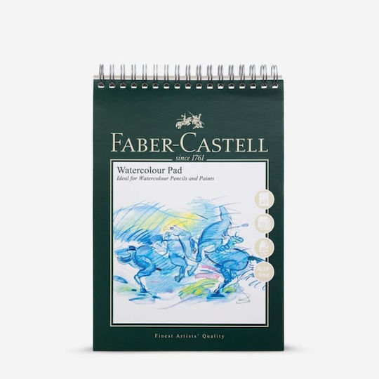 Faber Castell Watercolour Pad A5 Spiral 300gsm 10 Sheets Wd793116 5022510793116