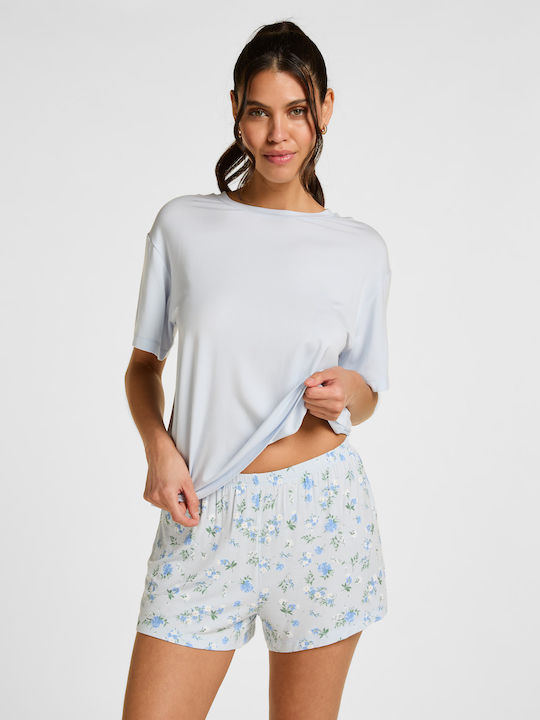 Hunkemöller Sommerliches Damen-Set Schlafanzug Ancient Water