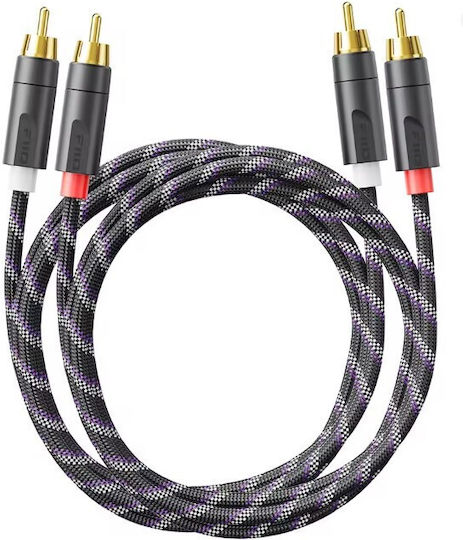 Fiio Cable RCA male - RCA male 1m LR-RCA6M