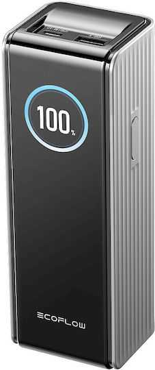 EcoFlow Rapid Power Bank 25000mAh 170W με Θύρα USB-A και Θύρα USB-C Power Delivery Ασημί