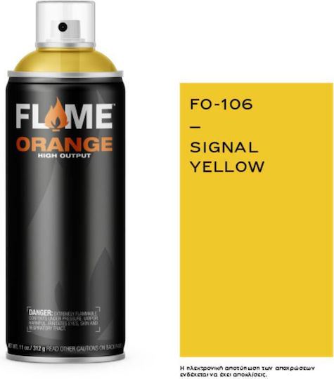 Cosmos Lac Flame Spray Paint Orange Orange 400ml