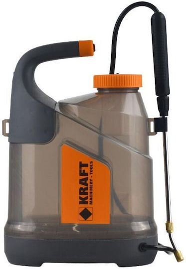 Kraft Sprüher 3.7V mit Batterie 2.5Ah mit Gewicht 5lt in Transparent Farbe