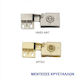 Scharniere Kristall Gold
