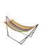 Outsunny Hammock Fabric with Stand Multicolour 270x100cm