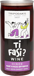 Tripodakis Ti Fasi Ημίγλυκος Ερυθρός Οίνος 250ml