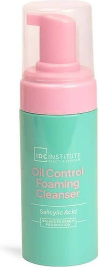IDC Institute Oil Control Foaming Facial Cleanser Salicylic Acid Foam Facial Cleansing 120ml