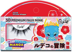 Gene false premium 3D effect Whisker Whisper model Chibi Manga blană artificială de nurcă Rude Cosmetics 1 bucată
