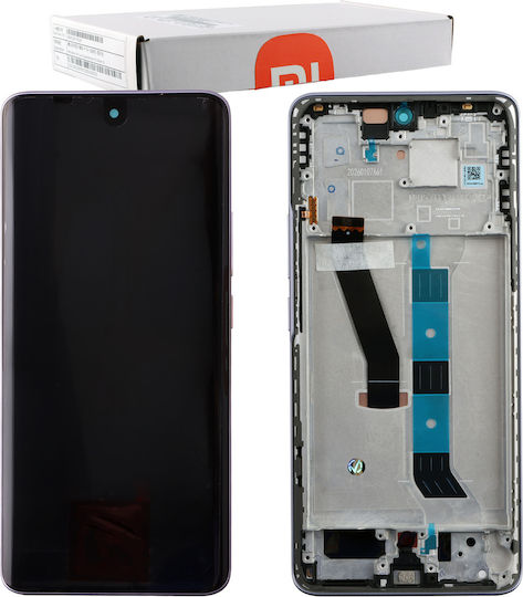 Xiaomi Screen with Touch Mechanism and Frame for Xiaomi Redmi Note 15 5g (Purple)