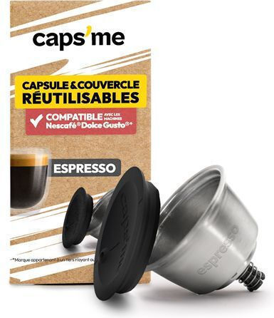 Nachfüllbare Kompatible Kaffee- und Getränkekapsel mit Dolce Gusto Maschine 1 Stück