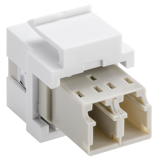 Goobay Keystone Module Optical Fiber 80000 2x LC-Duplex White