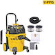 FFG WDVC-45L-HD Nass-Trocken Staubsauger 1350W mit Kunststoffbehälter 45lt
