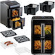 Berdsen Air Fryer with Double Removable Container 11.6lt Black BD-663