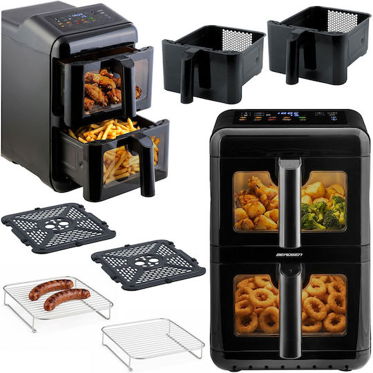 Berdsen Air Fryer with Double Removable Container 11.6lt Black BD-663