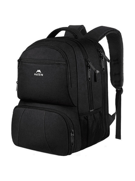 Matein Backpack Αδιάβροχο 40lt Μαύρο Matein Backpack Αδιάβροχο 40lt Μαύρο