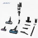 Jimmy JV10 Pro Акумулаторна Вертикална Прахосмукачка 2 в 1 Stick & Ръчна 25.2V Бяло/черно