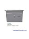 Import Hellas Outdoor Metallic Mailbox in Silver Colour
