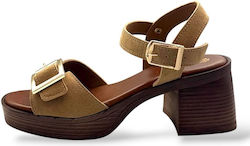 Stathatos Shoes Beige Sandals