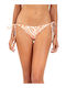 Bikinihosen Brasil mit Schnürung Orange-Beige