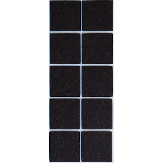 Efaistos Τσοχάκια Τετράγωνα με Αυτοκόλλητο 40x40mm 10τμχ 6305-ΟΒ