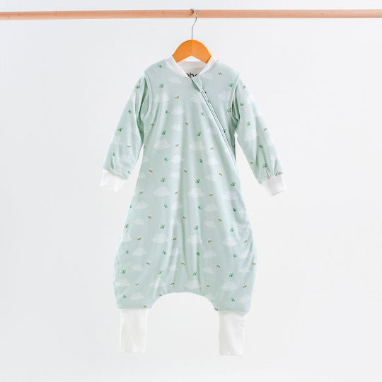 abo Winter Baby Sleeping Bag with Legs 2.5 Tog Clouds with Detachable Sleeves