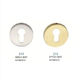 Security Door Knob 215 Gold Matt