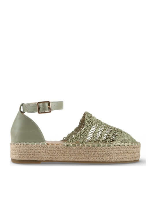 Women's Flat Sandals Green