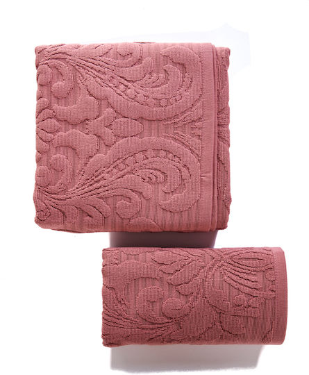 Comfort Set of Bath Towels 2 pcs Red