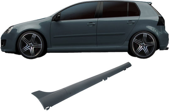 Side Door Sills Vw Golf V 5 03-08 Gti/r32 Look 2 Pieces Abs Plastic Plastic Bases