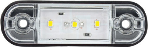 Led Светлини За Товарни Автомобили 3 Led 12v 24v Ip68 Бели 87mm 28mm X 13mm