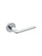 Convex WC Lever With Rosette 2325 Pair With Mouthpiece Matt Chrome