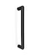 Convex Front Door Handle 1905 Pair 272mm Matte Black