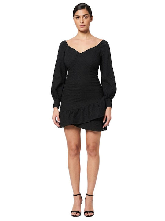 Naf Naf Arriba Women's Dress Small Black Lace Xxs
