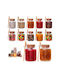SteweHome Set of 2 General Use Glass White Jars with Cork 250ml