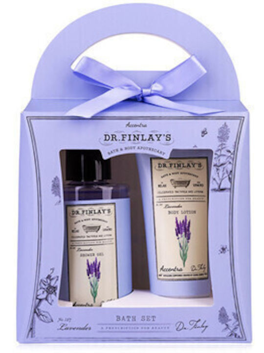 Dr. Finlay`s Bath Skin Care Set for Moisturizing & Body Cleaning Lavender 2 Pieces