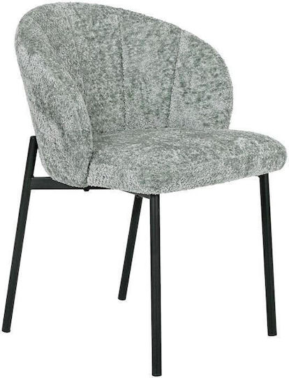 Dining Room Metallic Green Chairs 2 Pieces 59x57x82cm