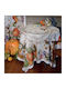 Tessitura Toscana Telerie Linen Tablecloth Cenerentola Orange 170x270cm
