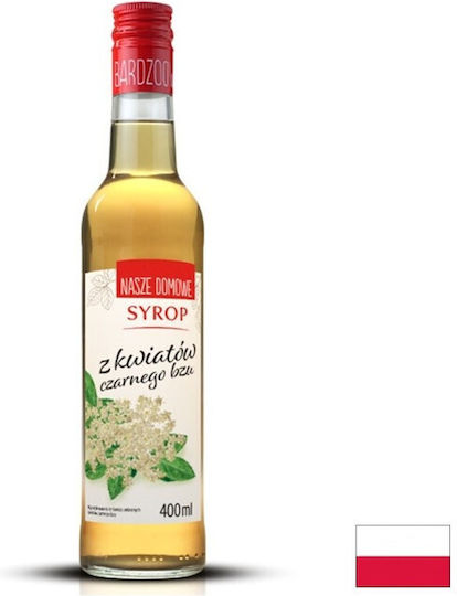 Premium Rosa Σιρόπι για Κοκτέιλ με Γεύση Elderflower 400ml