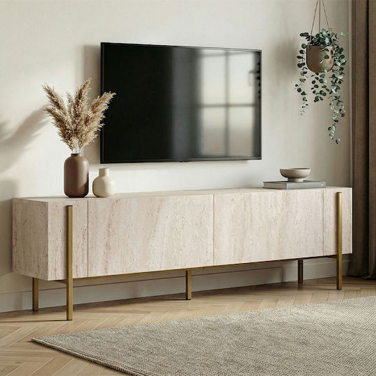Stand TV Nexus Travertine L180xA30xÎ45.5cm