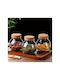 SteweHome Spice Jars Glass White 3 Pieces