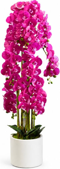 Artificial Fuchsia Orchid 150cm Potted Plant 87555-1