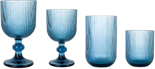 Cryspo Trio Noris Wasserglas Blau Kelch 350ml NorisBlue24 24 Stück Cryspo Trio Noris Wasserglas Blau Kelch 350ml NorisBlue24 24 Stück