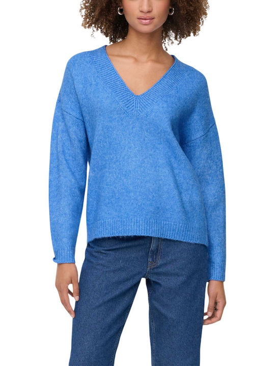Jdy Women's Blouse Provence Blue Navy