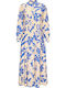 Sommer Maxi Hemdkleid Creme