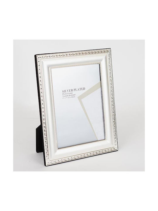 756 Metallic Photo Frame With Silver Frame