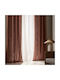 Gofis Home Vorhang mit Bleistiftfalten Rust Rust 705x295cm