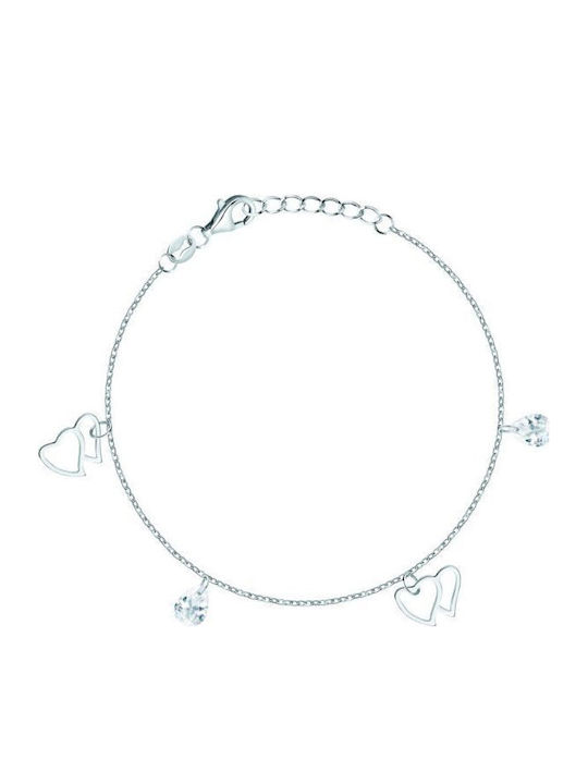 La Petite Story Women's Silver Bracelet with Zircon