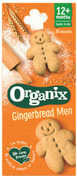 Organix Μπισκότα Mini Gingerbread 135gr για 12+...