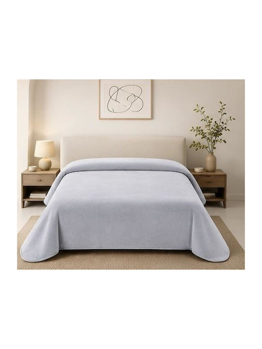 Linea Home Beverly Pique Single Blanket 160x220cm Grey